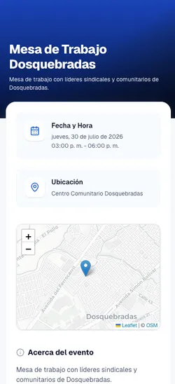 Mockup RSVP vista celular